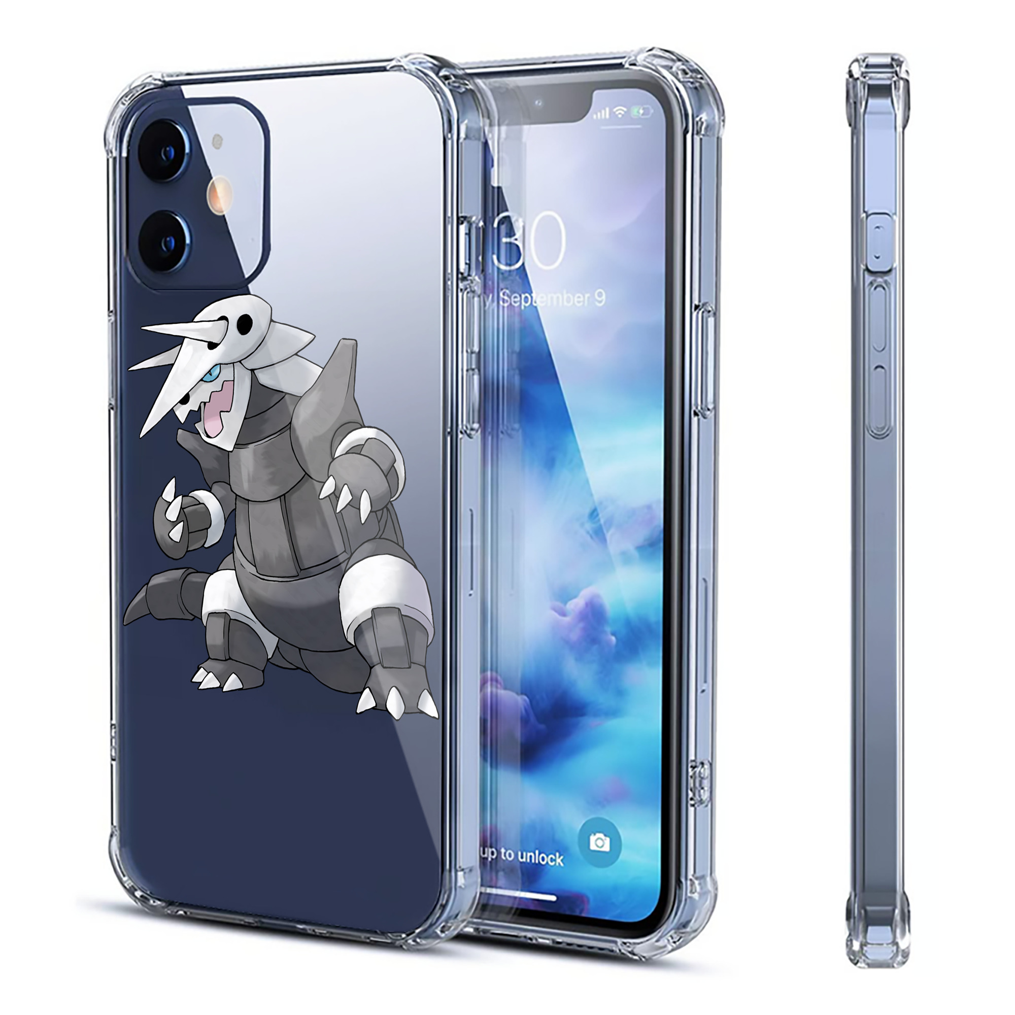 （画像用） ポケットモンスター Pokémon 【iPhone 12シリーズ対応】透明スマホケース（クリアソフトケース）